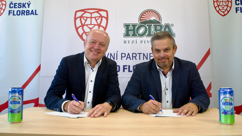 Holba pokračuje jako hlavní partner Českého florbalu
